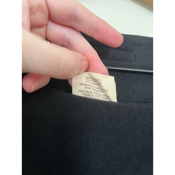 Uptown Sweats by Kiya Tomlin Black Bamboo Blend Short Sleeve Dress Size Small - Picture 5 of 8